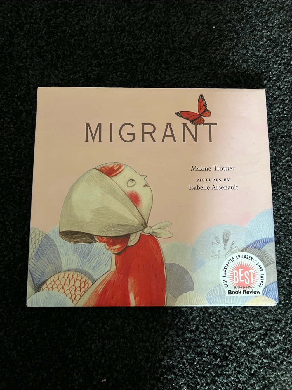 Migrant by Maxine Trottier - Illustrated Children's Book in Soft Pink & Red